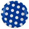 Marquee Event Hire By Inventiva Creative Studio Blue Polka Dot Dessert Paper Plates.jpg