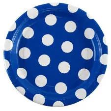 Marquee Event Hire By Inventiva Creative Studio Blue Polka Dot Paper Plates.jpg