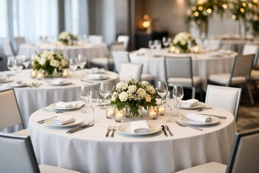 Round Table Hire for Better Event Layouts