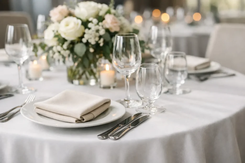 Table Linen Hire for Events That Look Polished
