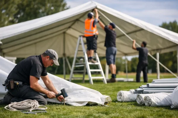 What the Marquee Installation Process Involves
