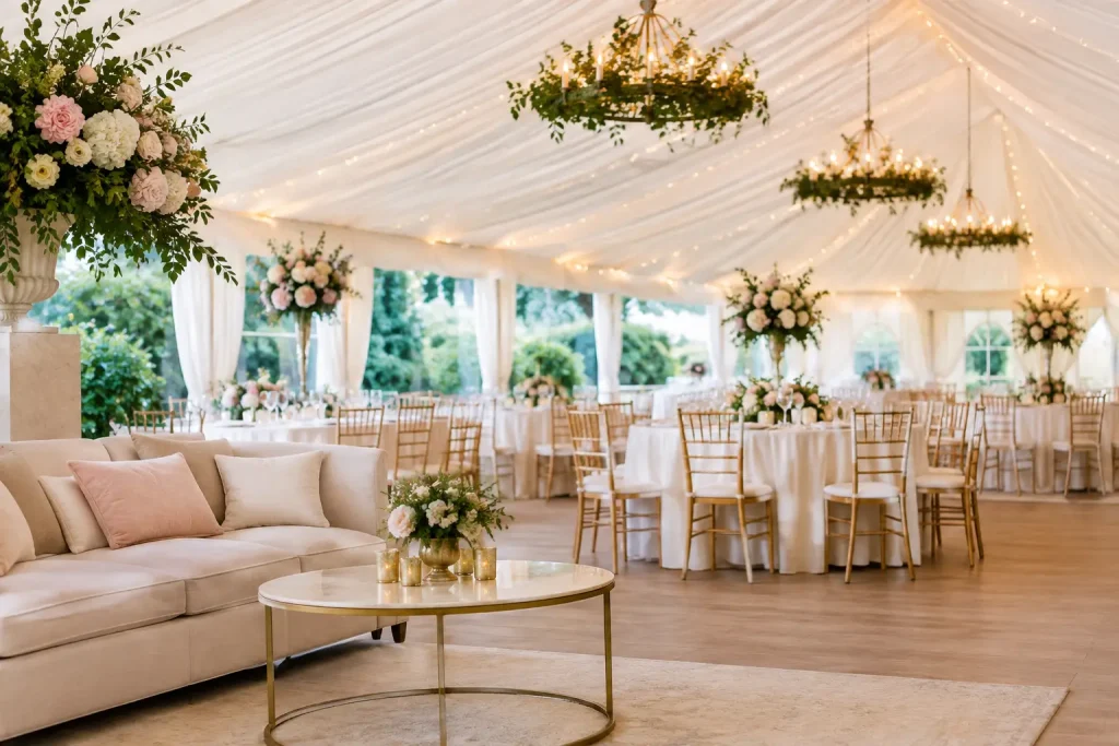 12 Best Wedding Marquee Accessories to Hire