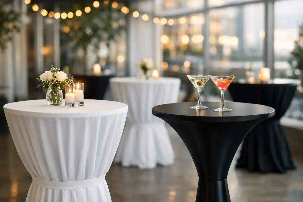 How to Hire Cocktail Tables for Your Event